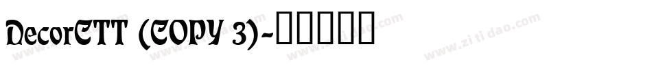 DecorCTT (COPY 3)字体转换